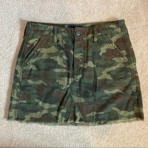 Camo Mini Skirt